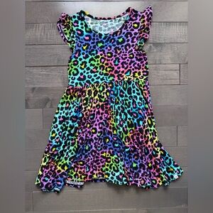 Little Snuggles Leopard Print Kids Dress